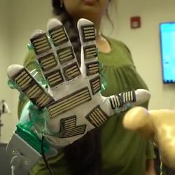 sensor-equipped glove