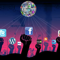 social media activism, illustration