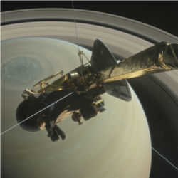 Cassini spacecraft, Saturn northern hemisphere