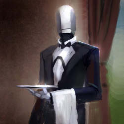 A robot butler.