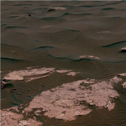 Active dune on Mars