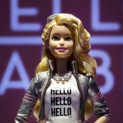 The Internet-connected Hello Barbie doll.