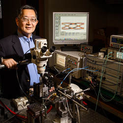 University of Illinois engineer Milton Feng and his team have introduced an upgrade to transistor lasers that could boost computer processor speeds.