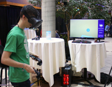 2017 ACM-ICPC competitor tries VR