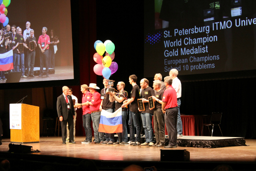 St. Petersburg ITMO University's winning ICPC team