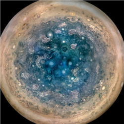 Jupiter's south pole