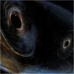 Two merging black holes