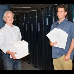 LANL scientists Tim Randles and Reid Priedhorsky