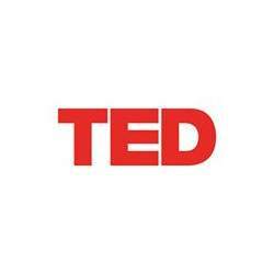 Logo of the TED talks.