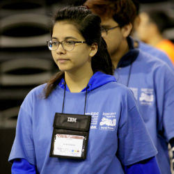 Simran Dokania at the 2017 ACM ICPC World Finals