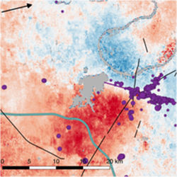 Pawnee quake deformation