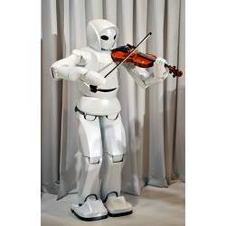 A robot violinist.