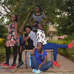 This team of girls from Kisumu, Kenya will compete Aug. 7-11 in the Technovation World Pitch Summit.