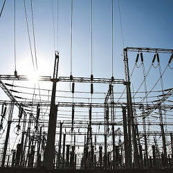 Electrical power transmission equipment.