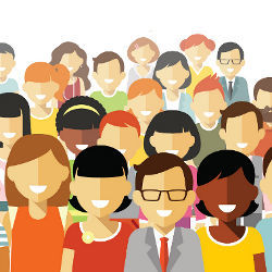 diverse workers, illustration