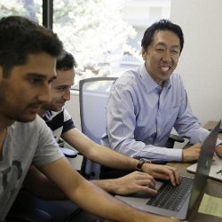 Stanford's Andrew Ng in his office