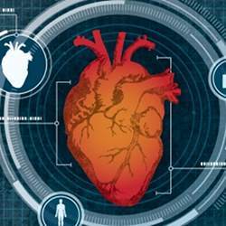 The system uses low-level Doppler radar to measure the user's heart.