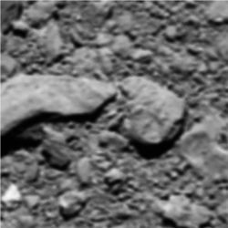 Reconstructed last image from Rosetta