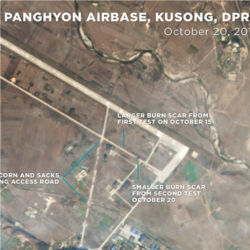 Panghyon Airbase, Kusong, DPRK