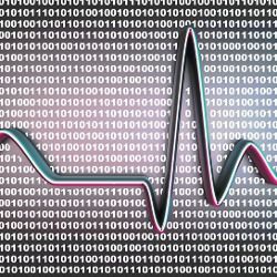 heartbeat waveform, illustration