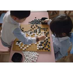 Novices playing Go.