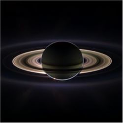 Saturn eclipsing Sun