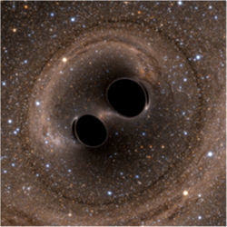 Collision of two black holes