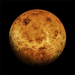 The planet Venus.