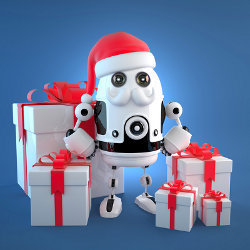 robot santa