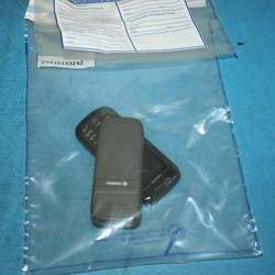 Mobile phones sealed in an evidence bag.