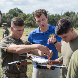 Army researcher shows 3-D printed drone