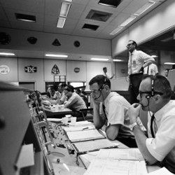 NASA Mission Operations Control Room