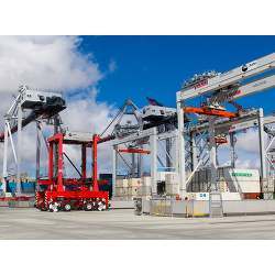 Autonomous cranes have been in use at the Port of Los Angeles for at least two years. 