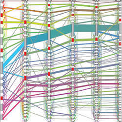 The new dynamic statistical model to visualize changing patterns in networks.