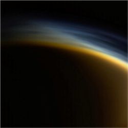 Titan atmospheric haze