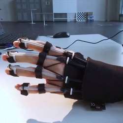 The hand exoskeleton.