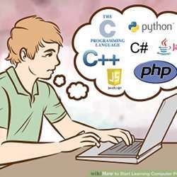 New coders first select a programming language.