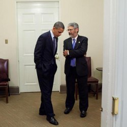 President Obama and John Holdren