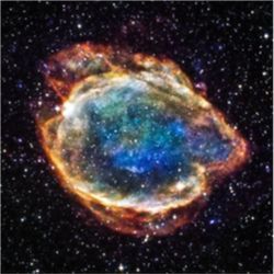 Remnant of Type 1A supernova