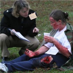 Mass casualty training