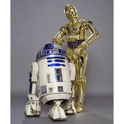 Star Wars droids R2D2 and C3P0.