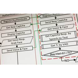 Part of the flow diagram of the Real-Time Captcha.