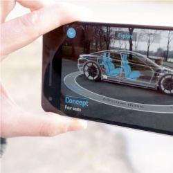 Augmented reality Porsche