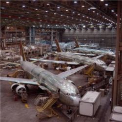 Boeing airplane factory