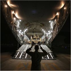 Air Force cargo jet, Persian Gulf