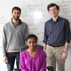 MD4SG members Manish Raghavan, Rediet Abebe, and Jon Kleinberg