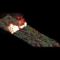 Researchers have used machine learning to predict the chaotic evolution of a model flame front.