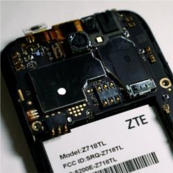 Inside ZTE smartphone