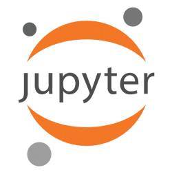 The logo of Project Jupyter.