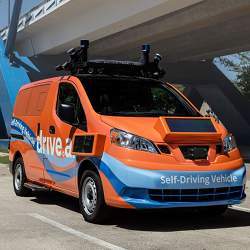 One of Drive.ai's autonomous vans.